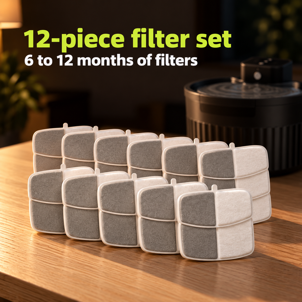 Pack of 12 filters